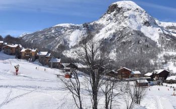 View to Chalets Caseblanche, St Martin de Bellevile, French Alps