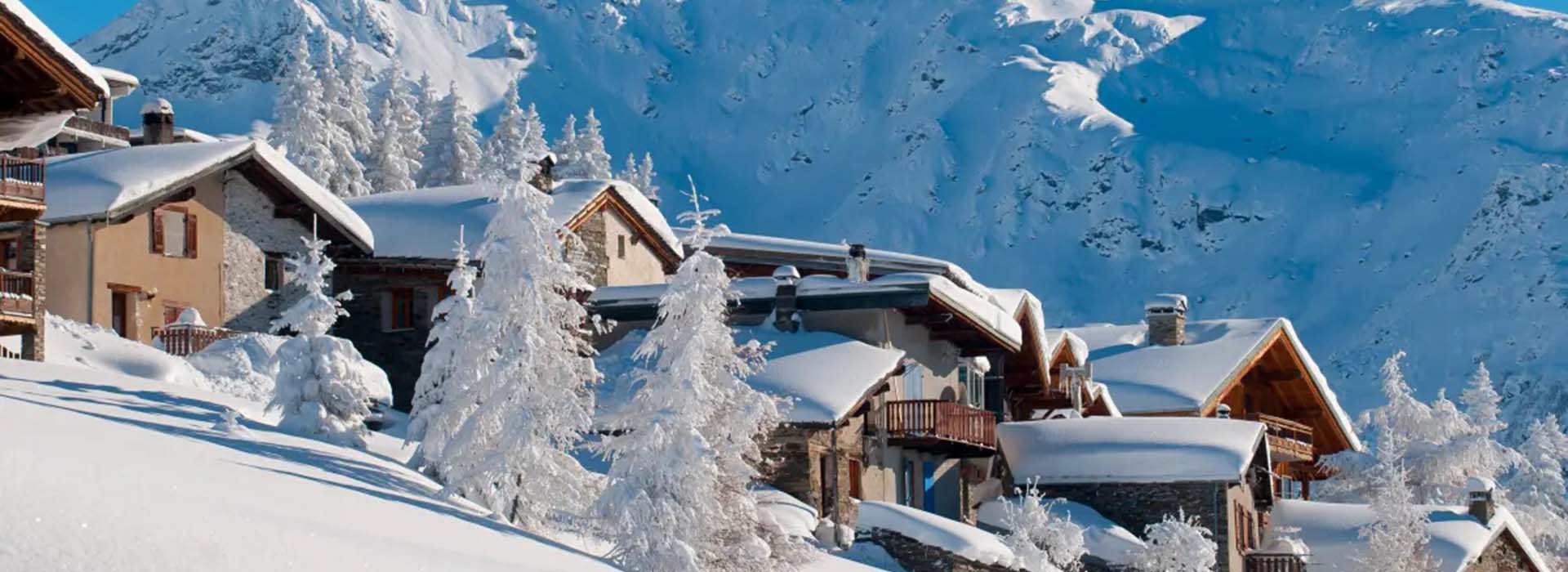 Chalet Papillon, Skiline