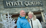 Nicholas and Marielle Plummer at the Hyatt Centric La Rosiere